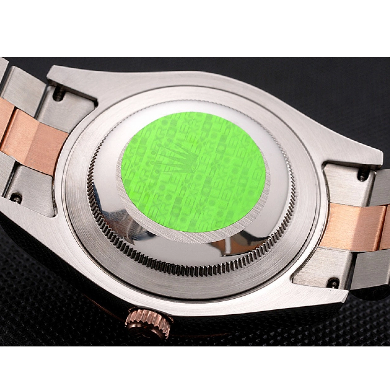 Aaa replica watch Swiss Stainless Tone Two Steel And Bezel Rolex Case Gold Dial Bracelet Rose Datejust 0722